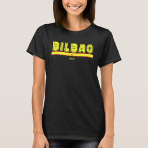 Camiseta Bilbao España   Bandera Española Espana Recuerdo T