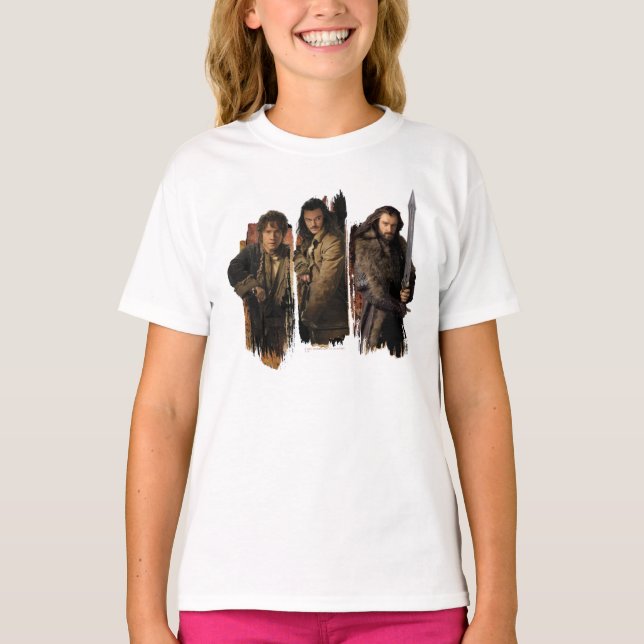 Camiseta BILBO BAGGINS™, Bard y Thorin Graphic (Anverso)