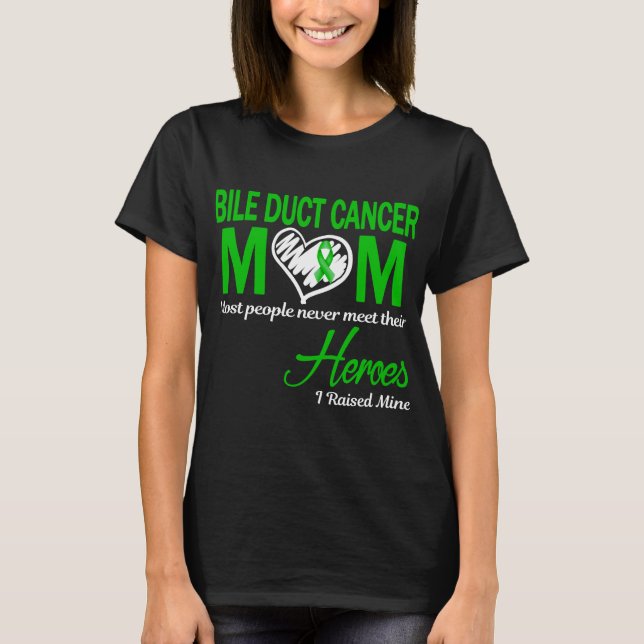 Camiseta Bile Duct Cancer Mamá que crié la mía (Anverso)