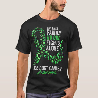 Camiseta Bile Duct Conciencia sobre el cáncer Mes Butterfli