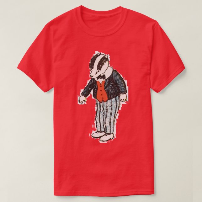 Camiseta Bill Badger (Diseño del anverso)