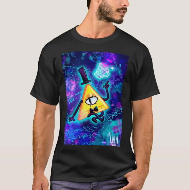 Camiseta Bill Cipher Fanart Active T-Shirt (Anverso)