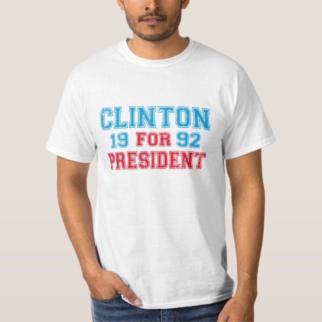 Camiseta Bill Clinton 1992 (Anverso)