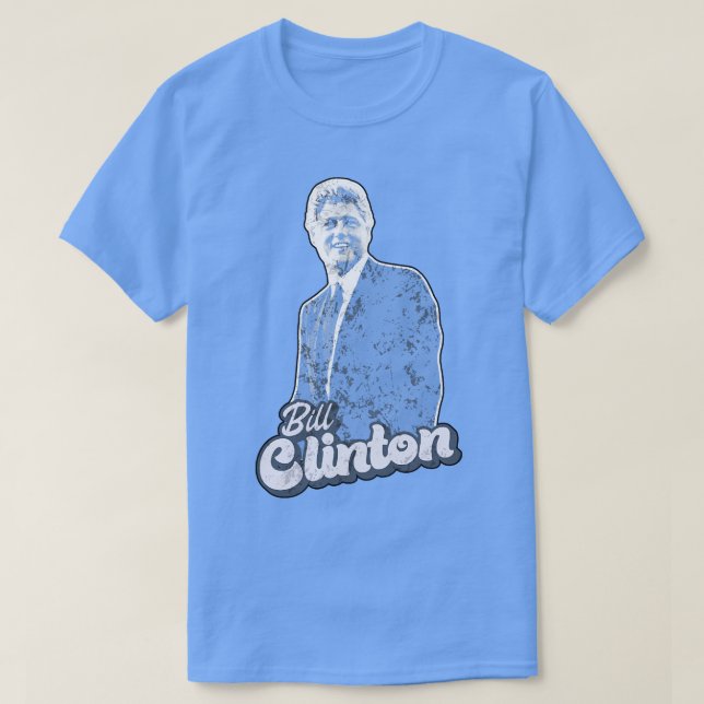 Camiseta Bill Clinton estilo Saxofón 90 (Diseño del anverso)