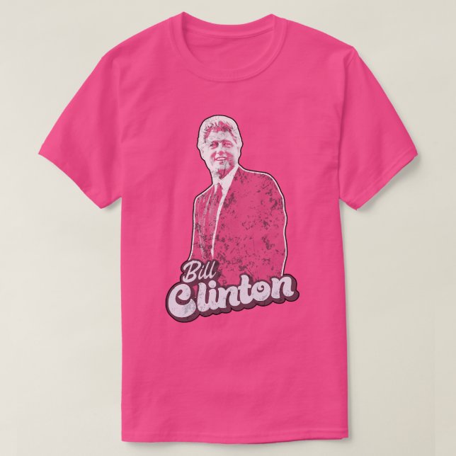 Camiseta Bill Clinton Saxophone Fan Art (Diseño del anverso)