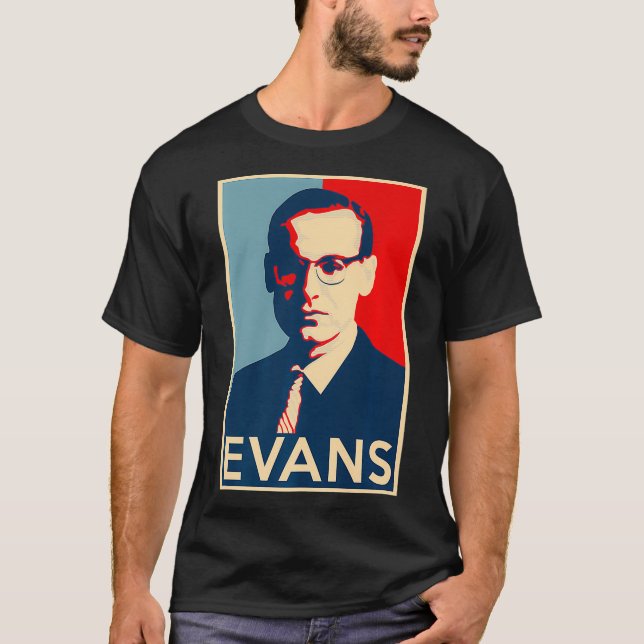 Camiseta Bill evans espera que el Poster vaya a la historia (Anverso)