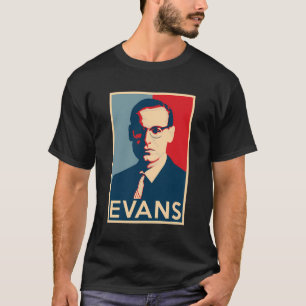 Camiseta Bill Evans Hope Poster - Greats Of Jazz History