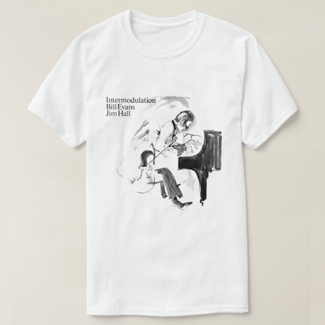 Camiseta Bill Evans / Jim Hall Intermodulation (Diseño del anverso)