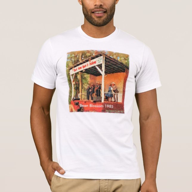 Camiseta Bill Monroe Bean Blossom 1985 (Anverso)