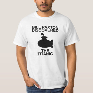 Camiseta Bill Paxton descubrió el titánico