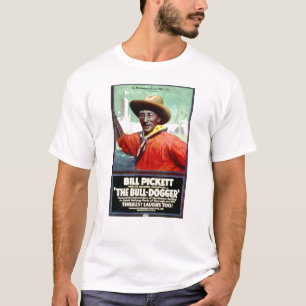 Camiseta Bill Pickett la película muda 1921 de Bull-Dogger