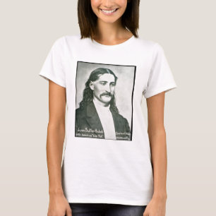 Camiseta "Bill salvaje" Hickok (foto de b/w)