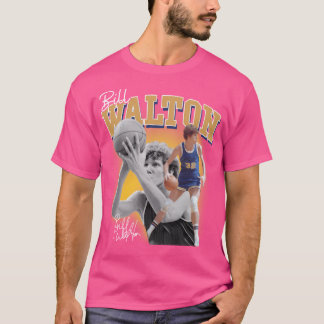 Camiseta Bill Walton Basketball Leyenda Firma Reja de cosec