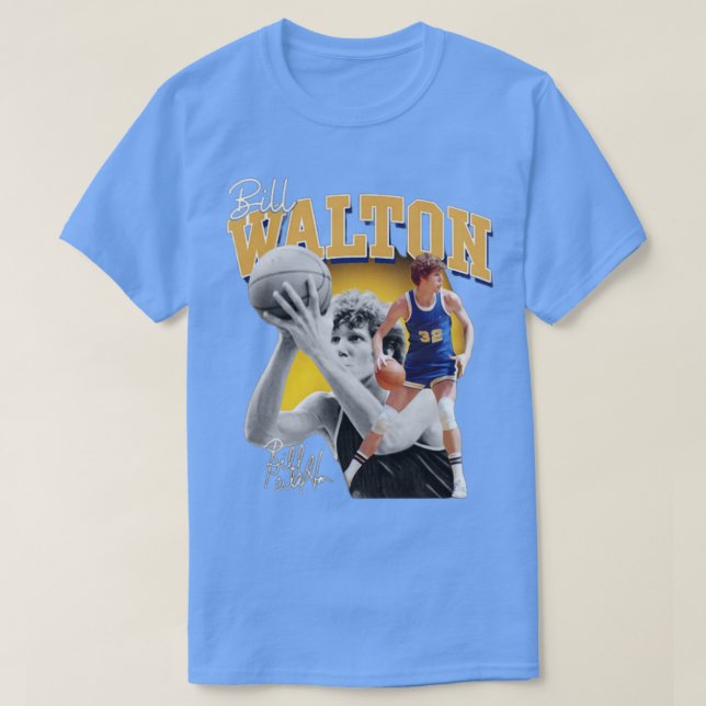 Camiseta Bill Walton BasketballSignature Viejo Retro 80 (Diseño del anverso)
