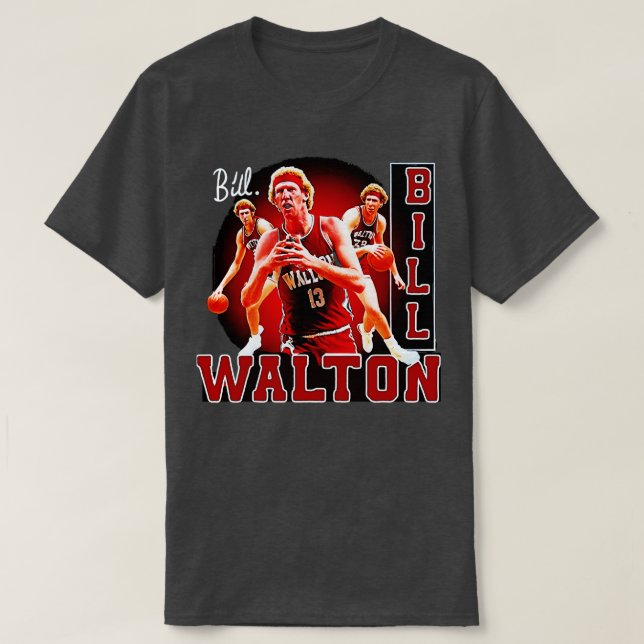 Camiseta Bill Walton BasketballSignature Viejo Retro 80 (Diseño del anverso)