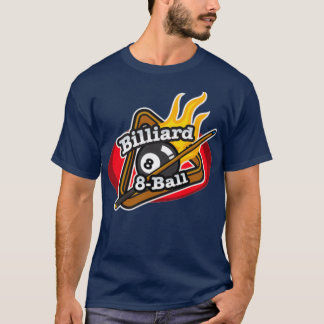 Camiseta billar 8 bolas
