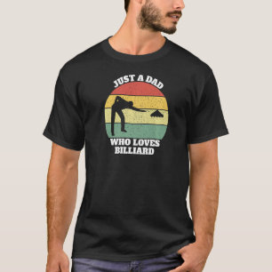 Camiseta Billar Billiard Pool Billiards Cue Sports Dad Prem