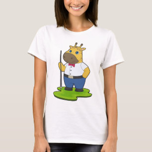 Camiseta Billar Deportes de Tacos de Jirafa