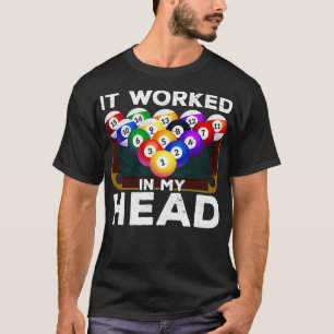 Camiseta Billar divertida de billar de billar de Snooker Bi