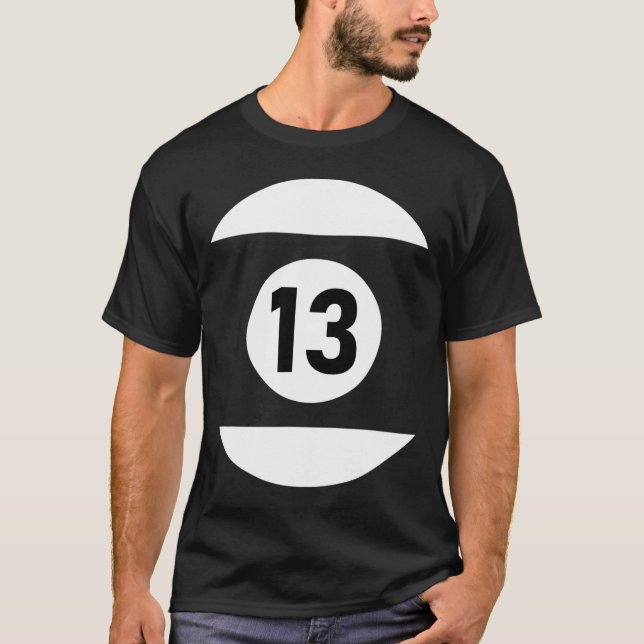 Camiseta Billar Ll 13 Coincidiendo Billiards Regalo Hallowe (Anverso)