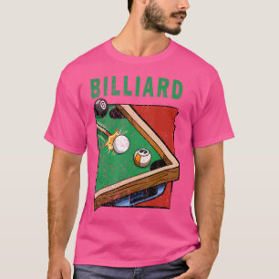 Camiseta Billar Para Jugador De Billar Jugador De Billar