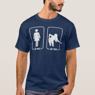 Camiseta Billar Pool 8 Bolas Snooker Billar Femenino Jugar