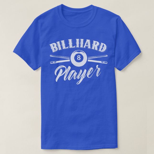 Camiseta Billard Player Billiard Pool Lover (Diseño del anverso)
