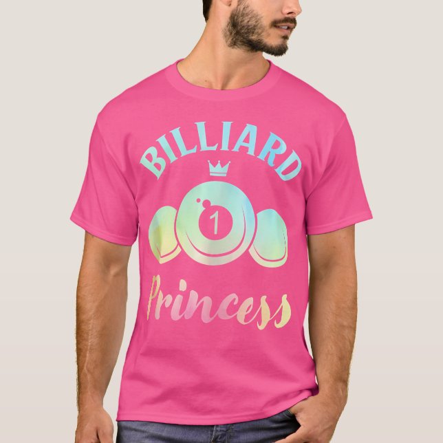 Camiseta Billard Snooker Billard Cue 8Ball (Anverso)