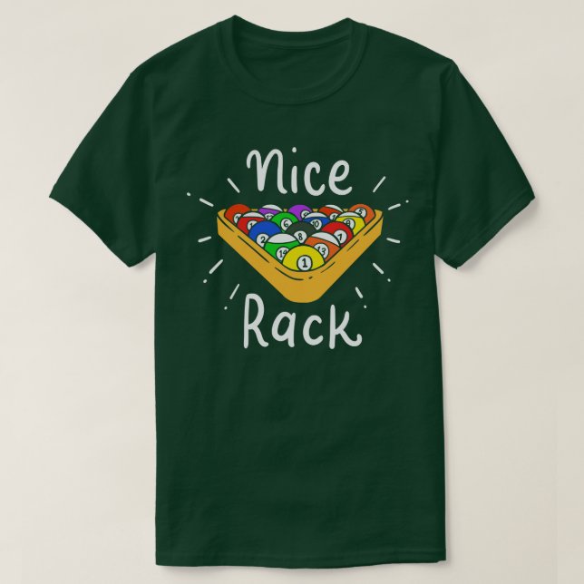 Camiseta Billards Nice Rack (Diseño del anverso)
