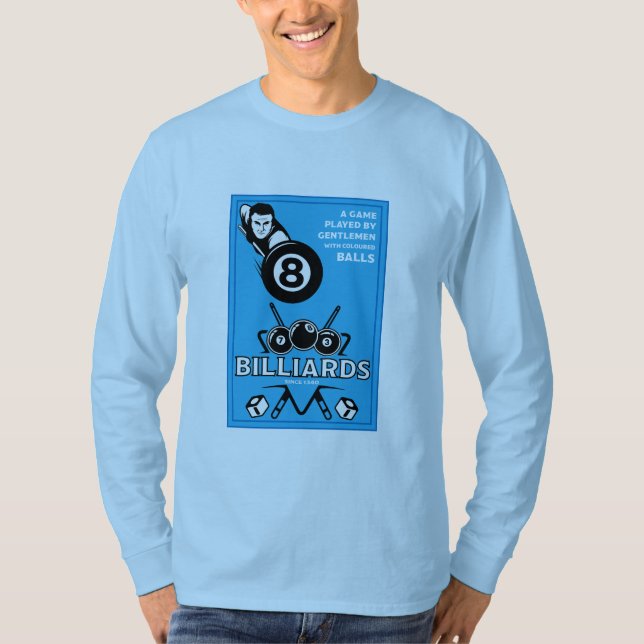 Camiseta Billares de bolsillo vintage (Anverso)