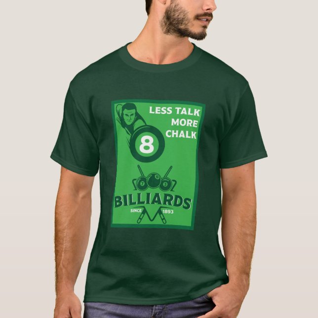 Camiseta Billares de bolsillo vintage (Anverso)