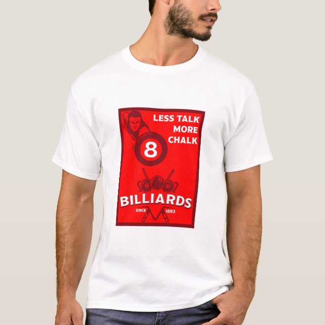 Camiseta Billares de bolsillo vintage (Anverso)