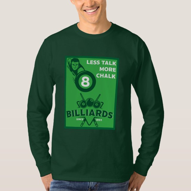 Camiseta Billares de Bolsillo Vintage (Anverso)
