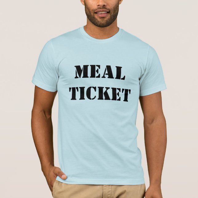 Camiseta Billete de comida (Anverso)