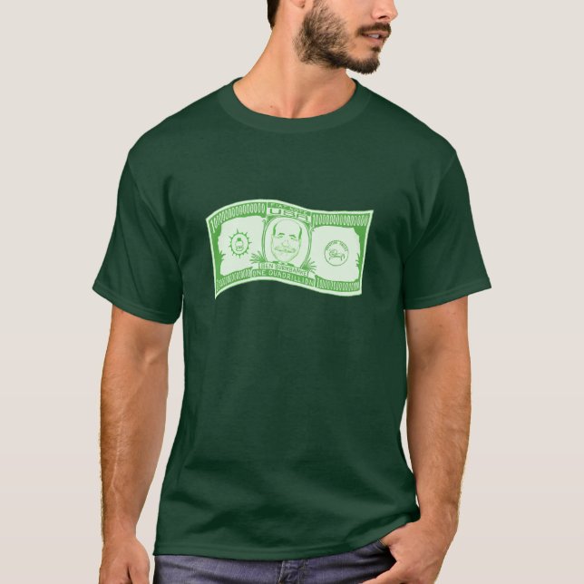 Camiseta Billete de dólar del cuatrillón (Anverso)