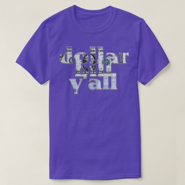 Camiseta billete de dólar yall (Diseño del anverso)