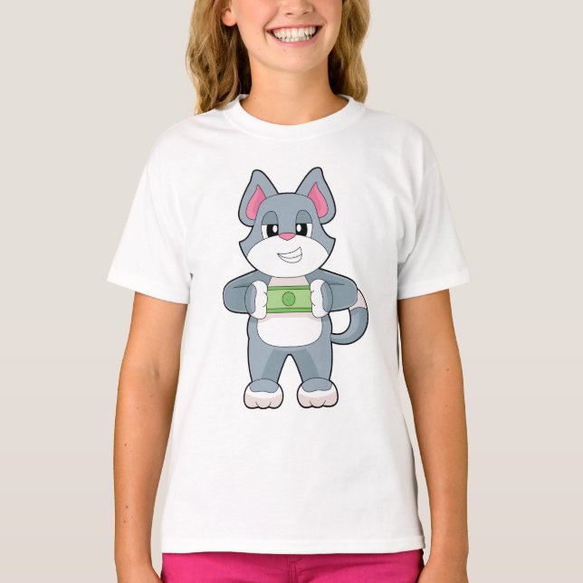 Camiseta Billete de gato (Anverso)