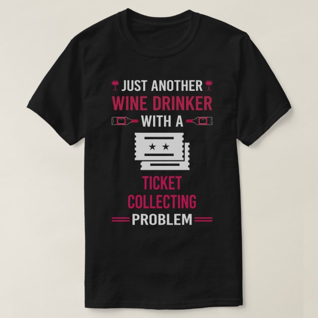 Camiseta Billete para beber vino (Diseño del anverso)