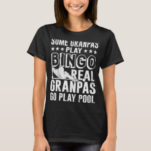 Camiseta Billetes de abuelo del jugador de billar