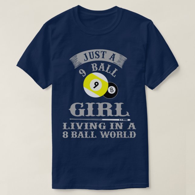 Camiseta Billetes de tan solo 9 Chicas de bolas viviendo en (Diseño del anverso)