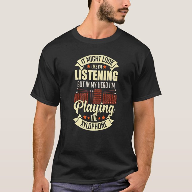 Camiseta Billetes de Xylophone Music Instruments Player Glo (Anverso)