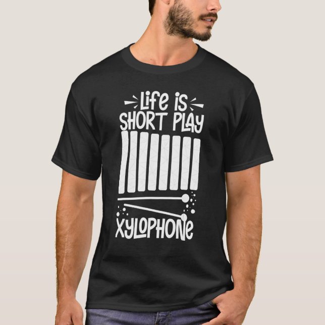 Camiseta Billetes de Xylophone Music Instruments Player Glo (Anverso)