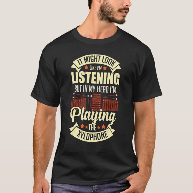 Camiseta Billetes de Xylophone Music Instruments Player Glo (Anverso)