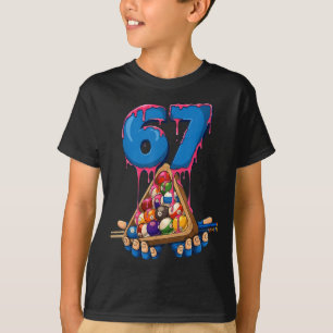 Camiseta Billiard 67 Seis Siete Divertido Viejo Jugador Got