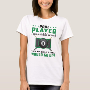 Camiseta Billiard 8 Ball Billiards Gift Idea