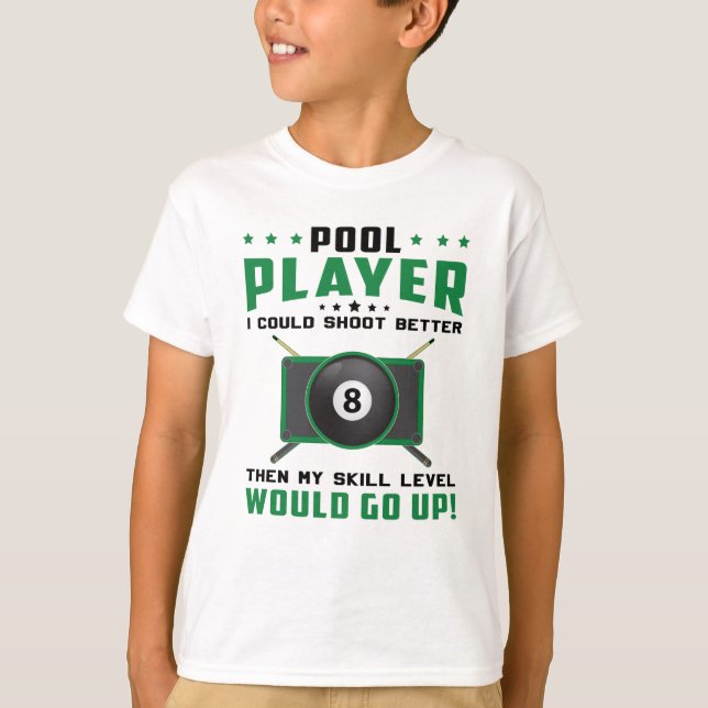 Camiseta Billiard 8 Ball Billiards Gift Idea (Anverso)