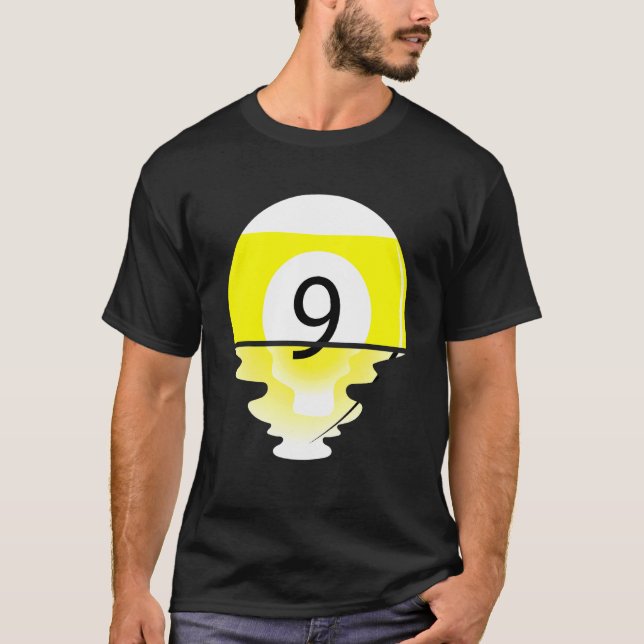 Camiseta Billiard Ball Sunset Pool Player (Anverso)
