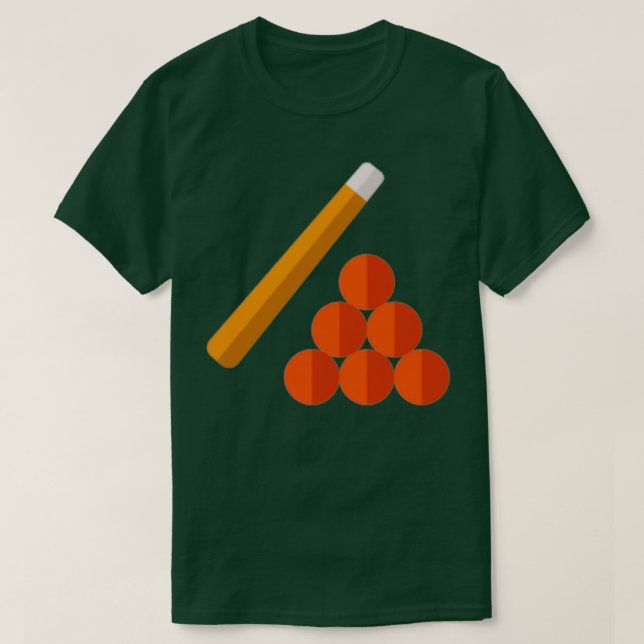 Camiseta Billiard Balls (Diseño del anverso)