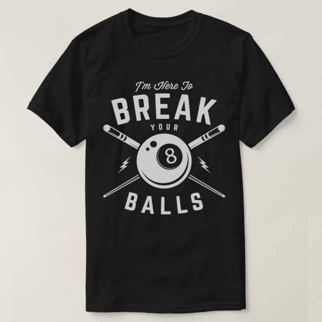 Camiseta Billiard Billiards Snooker Cue Gift 2 (Diseño del anverso)