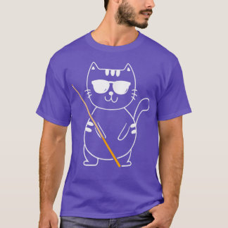 Camiseta Billiard Cat Billiard Player Billard 8Ball Pool S